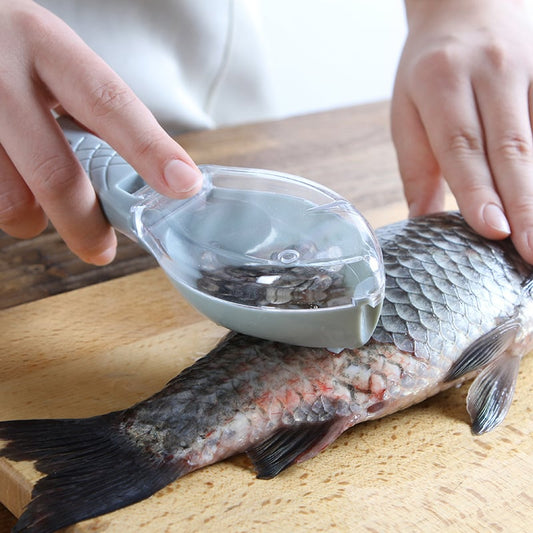 Fish Skin Brush and Scale Scraper Kitchen Tool