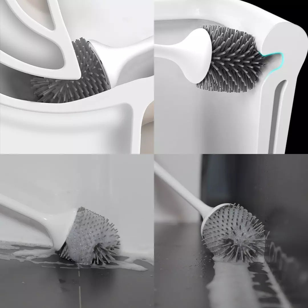 Electric Toilet Brush with UV Sterilization – Portable Bathroom Cleaning Tool
