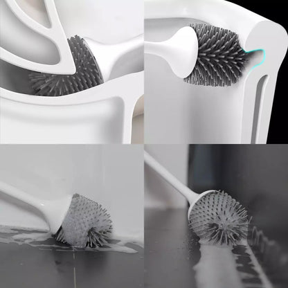 Electric Toilet Brush with UV Sterilization – Portable Bathroom Cleaning Tool