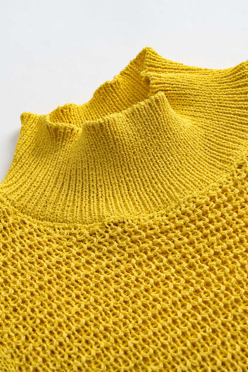 Knit Fringe Sleeveless Dress