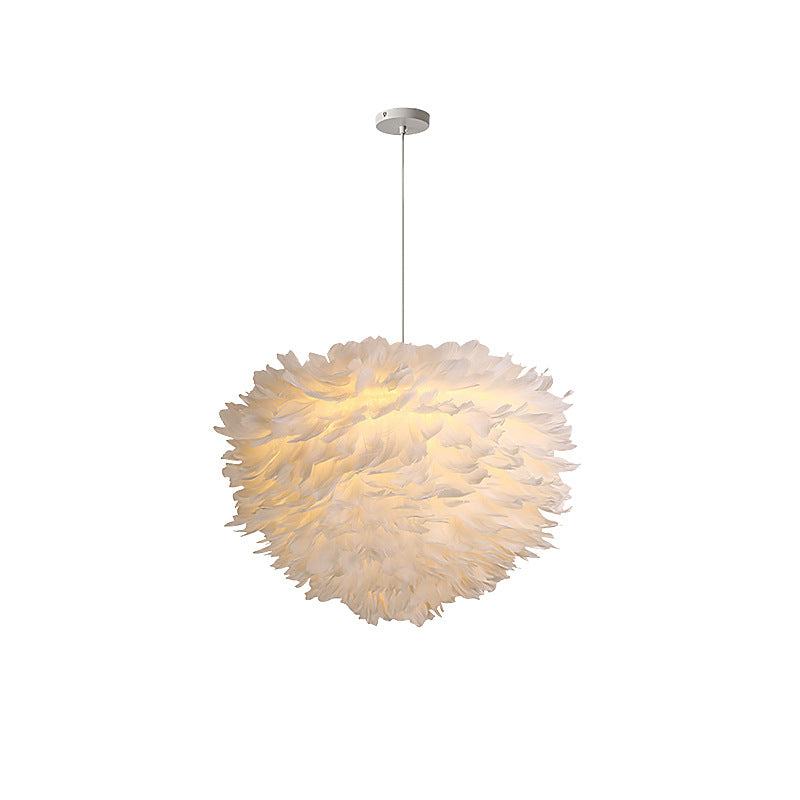 Modern LED Chandelier – Creative Ceiling Light with 3-Color Dimmable Lighting