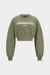 Letter Print Round Neck Long Sleeve Sweatshirt