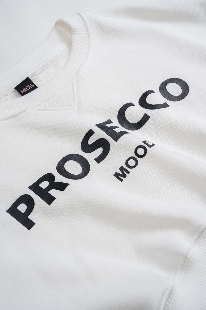 Letter Print Round Neck Long Sleeve Sweatshirt