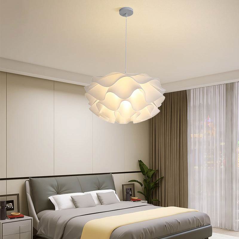 Modern LED Chandelier – Creative Ceiling Light with 3-Color Dimmable Lighting