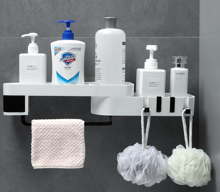 Suction Wall Shelf – No-Drill Bathroom  Kitchen Storage Rack