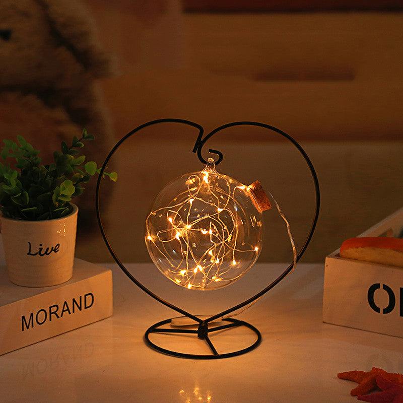 Gypsophila Wishing Bottle LED Light – Decorative Star Jar with Warm White Glow