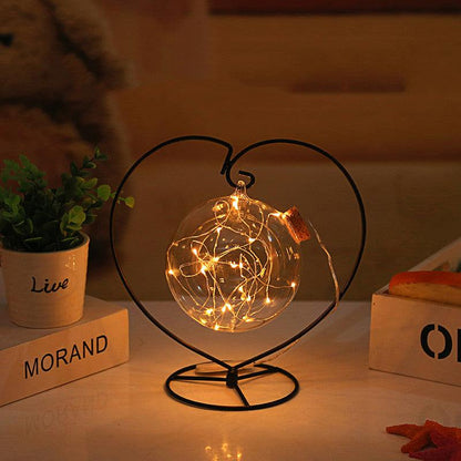 Gypsophila Wishing Bottle LED Light – Decorative Star Jar with Warm White Glow