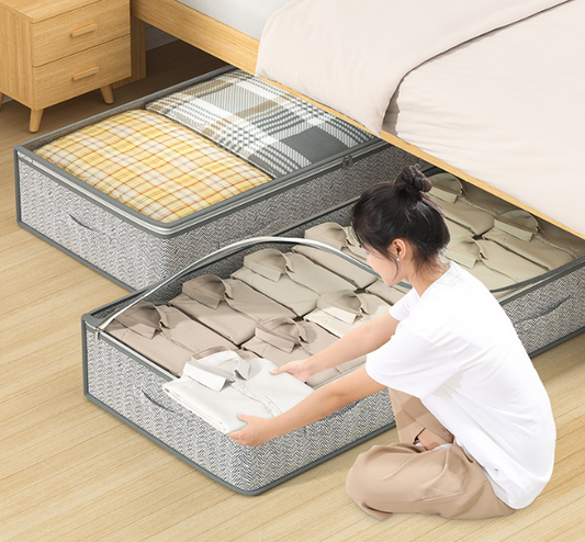 Under Bed Quilt Storage Bags – Space-Saving Bedding &amp; Linen Organizer