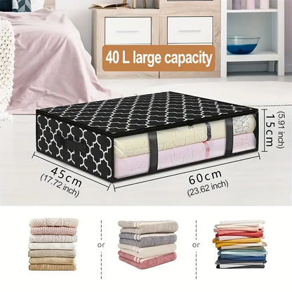 Under Bed Storage Bag with Transparent Window – Space-Saving Home Organizer (1pc)