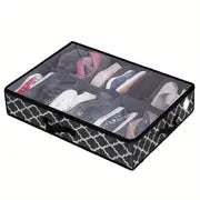 Under Bed Shoe Storage Organizer – Foldable Shoe Storage Container for Up to 24 Pairs