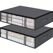 Under Bed Storage Bag with Transparent Window – Space-Saving Home Organizer (1pc)