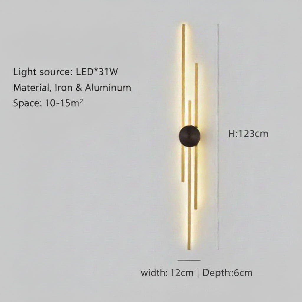 Modern Wall Lamp – Minimalist LED Wall Light for Living Room, Bedroom & Staircase