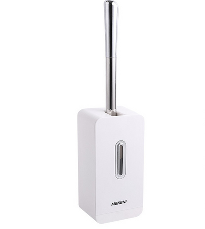 Wall Mounted Toilet Brush with Automatic Lid – Modern Bathroom Cleaning Solution