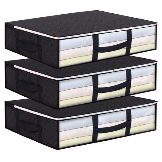 Foldable Under Bed Storage Bags with Clear Window (1pc)