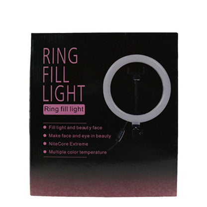 (Live Streaming Ring Light Kit – Professional LED Fill Light for Photography &amp; Content Creation26cm)
