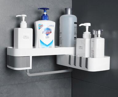 Suction Wall Shelf – No-Drill Bathroom  Kitchen Storage Rack