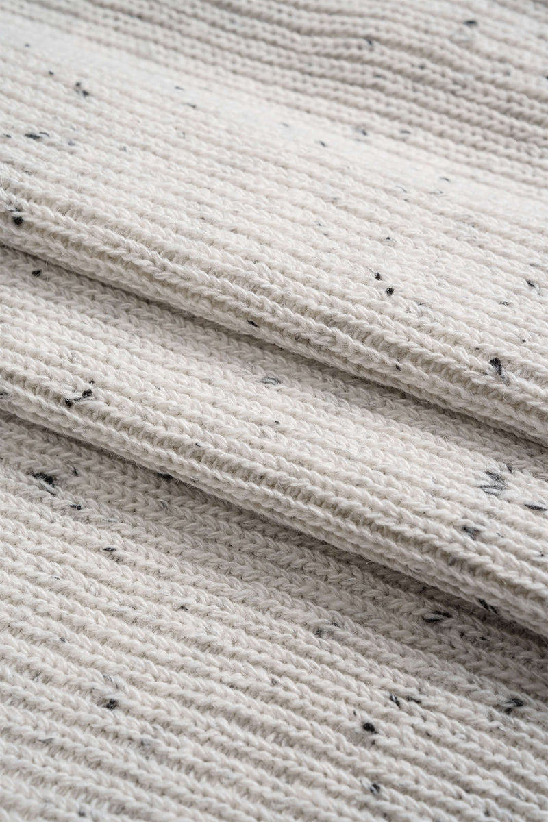 Contrast Button Sweater Long-Sleeve Top And Mini Skirt Set