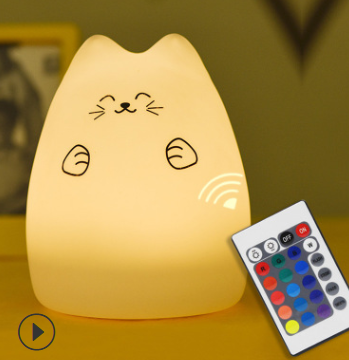 Silicone Animal Light - Cat Atmosphere Night Lamp