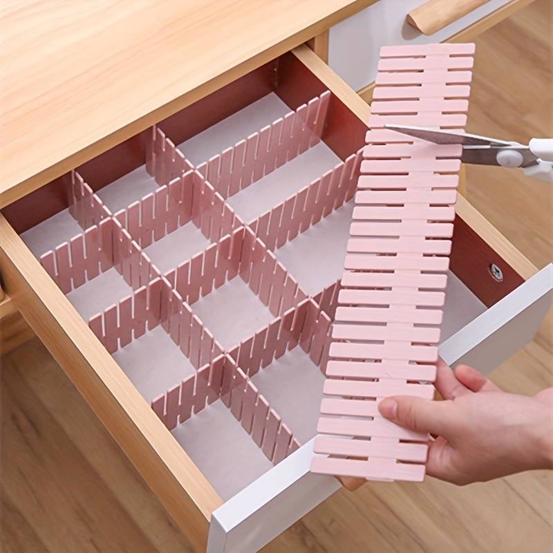 4PCS Adjustable Drawer Dividers – Create a Perfectly Organized Space