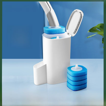 Disposable Toilet Brush Set with Replacement Heads – Hygienic Bathroom Cleaning System