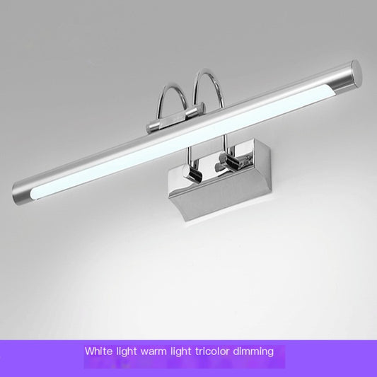 Stylish Stainless Steel Bathroom Mirror Lamp for Contemporary Homes