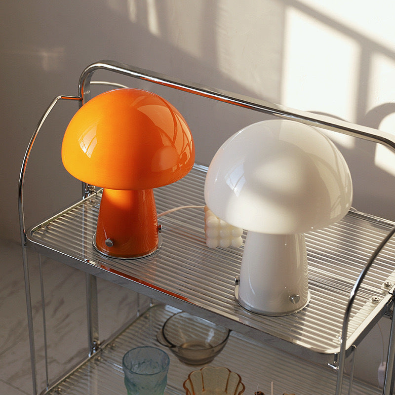 Mushroom Table Lamp – Nordic Bauhaus Glass Designer Lamp for Elegant Interiors