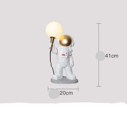 Creative Astronaut Table Lamp for Boys' Bedroom Decor