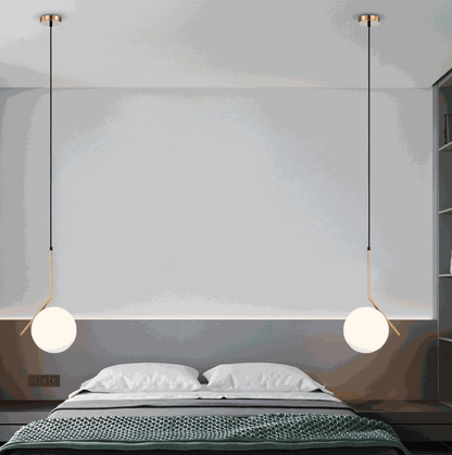 Nordic Glass Pendant Light – Modern Luxury Hanging Ceiling Light