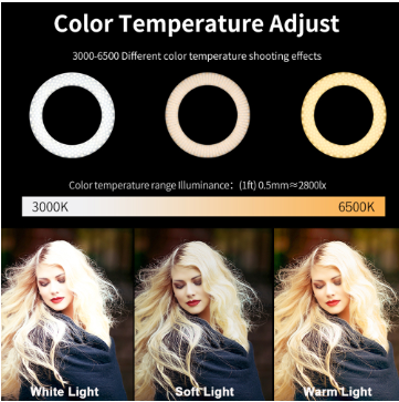 Selfie Beauty Light 5-in-1 Kit – Portable LED Ring Light with Tripod &amp; Bluetooth Remote Set