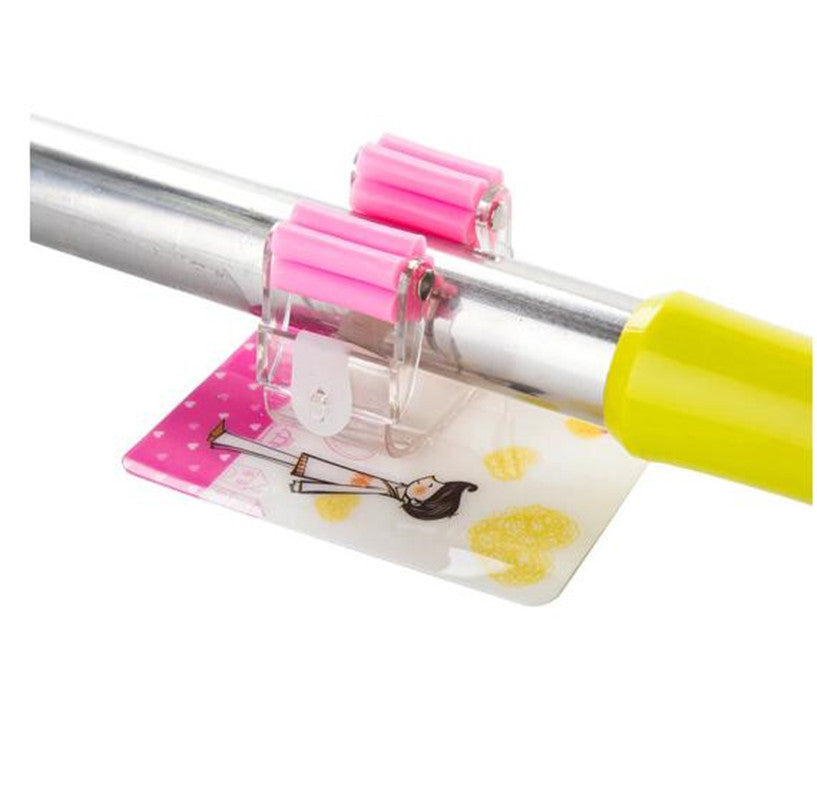 Wall Mounted Mop Holder – No-Drill Multi-Purpose Storage Rack