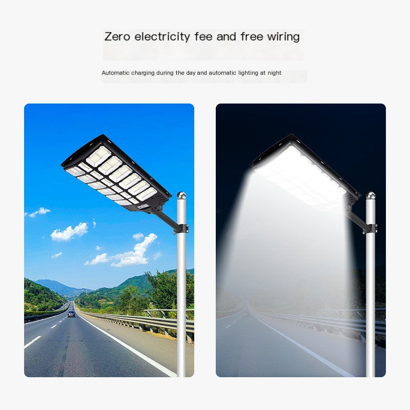 Solar LED Street Light – High Brightness Waterproof Outdoor Security Light with Remote Control
