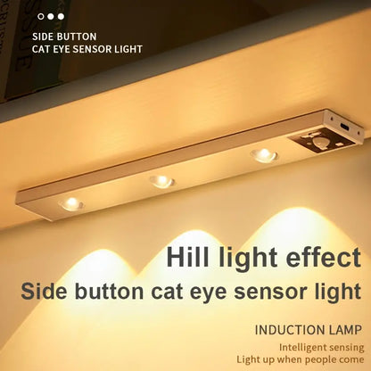 LED Motion Sensor Cabinet Light – Ultra-Thin Rechargeable Under Cabinet Lighting(1pc)