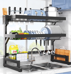 Retractable Sink Dish Drying Rack – Adjustable Over Sink Kitchen Organizer