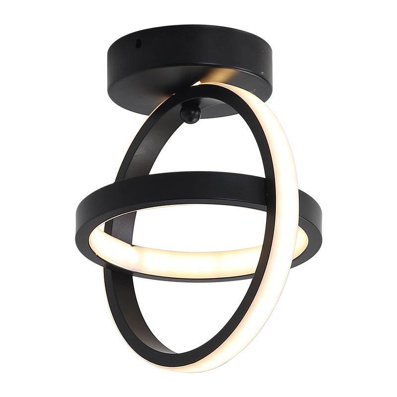 Modern LED Ceiling Light – Minimalist Round Flush Mount Light Fixture