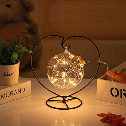 Gypsophila Wishing Bottle LED Light – Decorative Star Jar with Warm White Glow