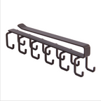 Flat Iron Hanging Hook Rack – Drill-Free Storage for Kitchen And Bathroom