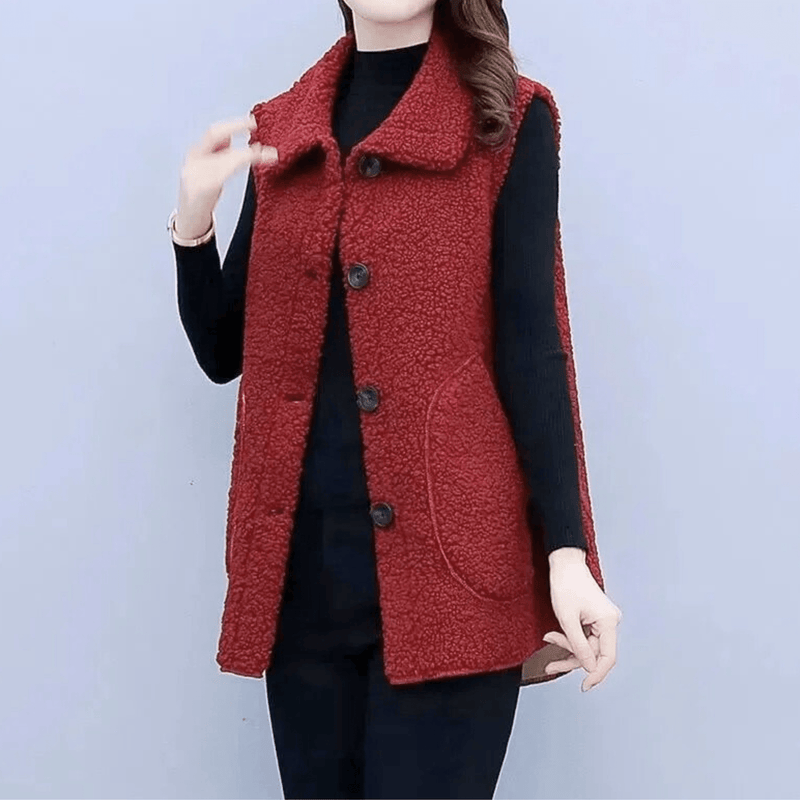 Velvique Sleeveless Coat