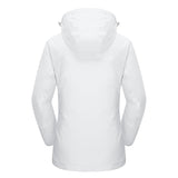 3-in-1 Waterproof Winter Coat, Fleece Lined,Two-Piece Suit, Hooded Ski & Hiking Jacket