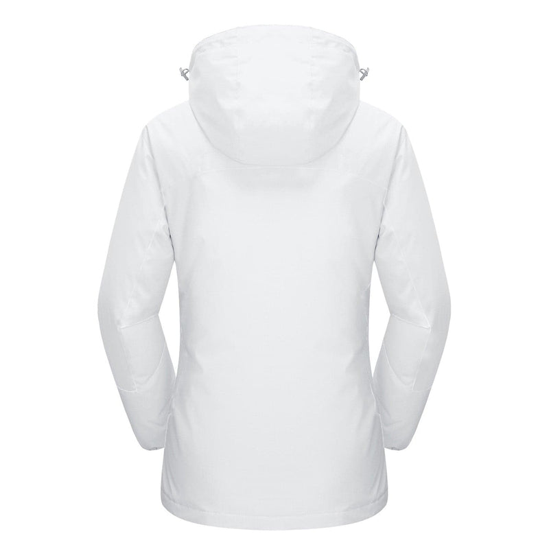 3-in-1 Waterproof Winter Coat, Fleece Lined,Two-Piece Suit, Hooded Ski & Hiking Jacket